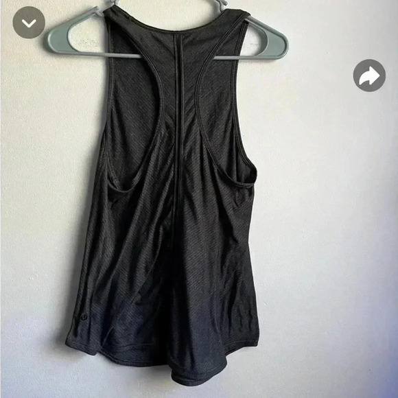 Lululemon dark grey tank size 4 - Picture 2 of 3